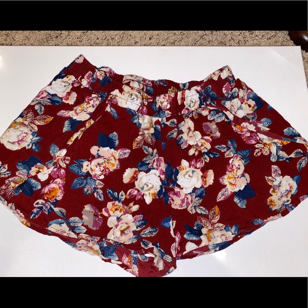 floral dress shorts